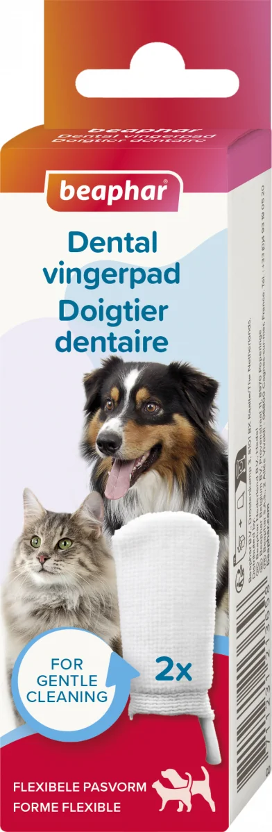 Beaphar dental vingerpad 2 stuks
