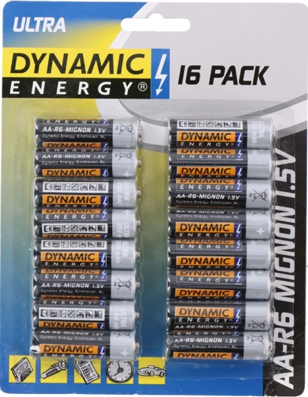 Batterij AA Ultra 16 stuks