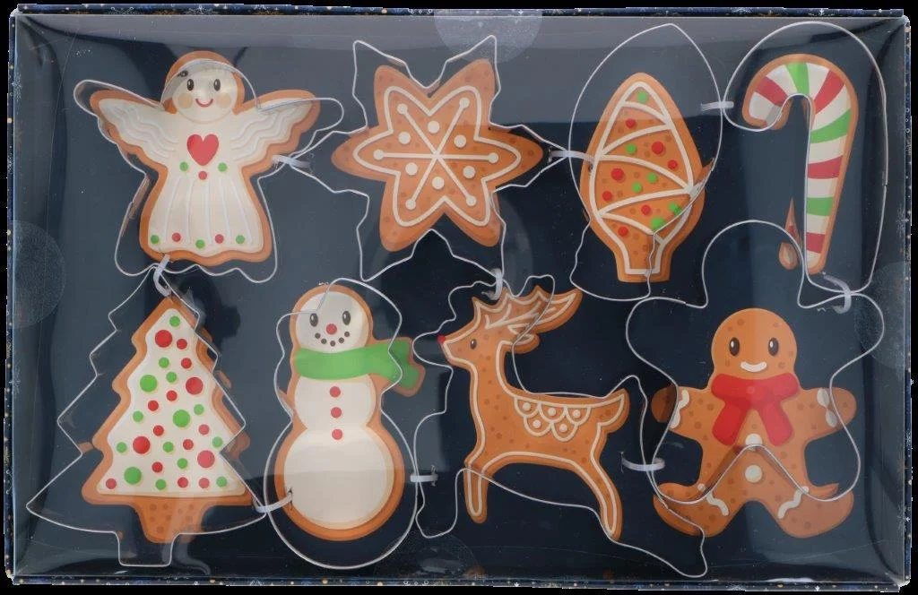 Alpina uitsteekvorm Kerst 29 x 19 x 3 cm 8 stuks