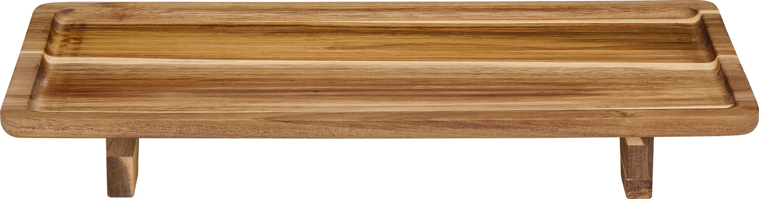 Alpina dienblad James bruin acaciahout 42 x 22 x 5,4 cm