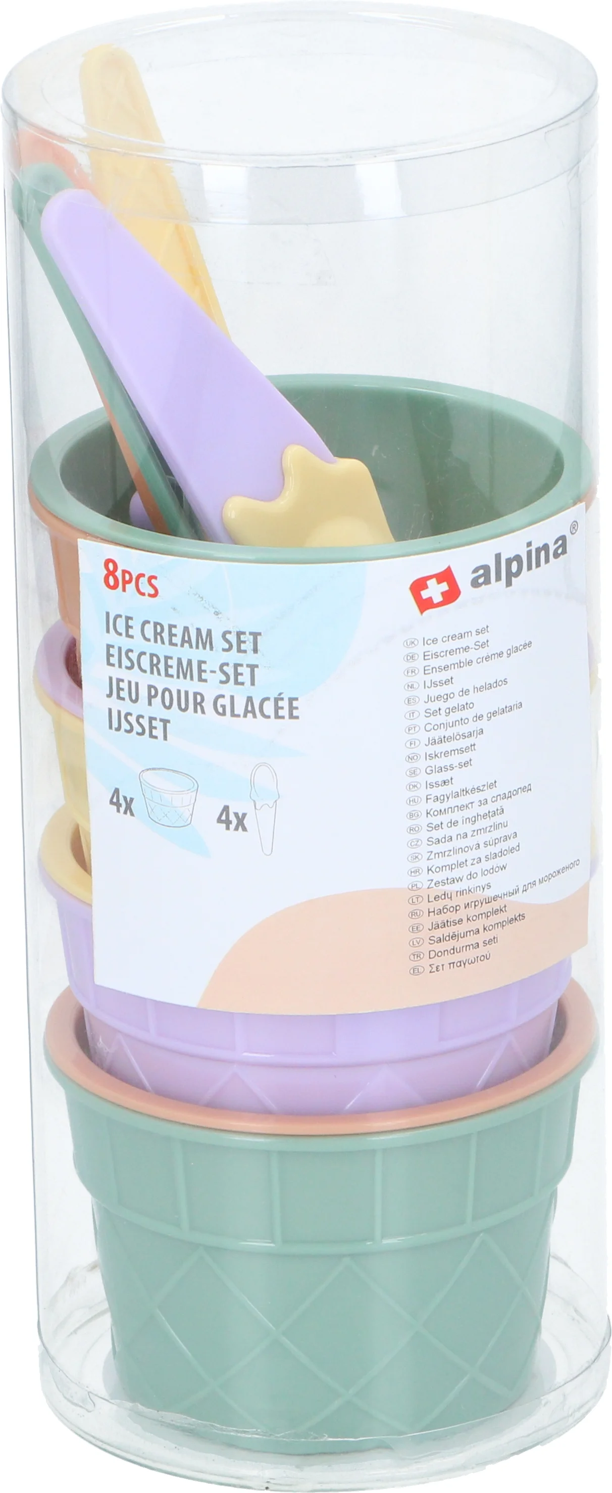 Alpina ijsset D 10 H 7 cm 8-delig