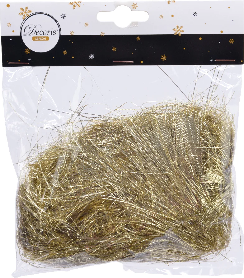Decoris engelenhaar goud 17,5 x 15 x 5 cm