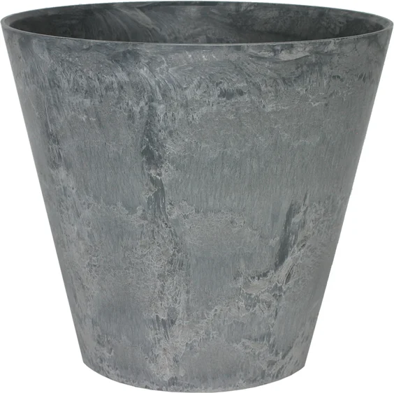 Artstone bloempot Claire D27 H24 cm grijs