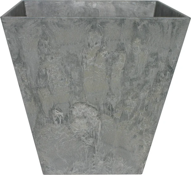 Artstone plantenbak Ella 25 x 25 cm grijs