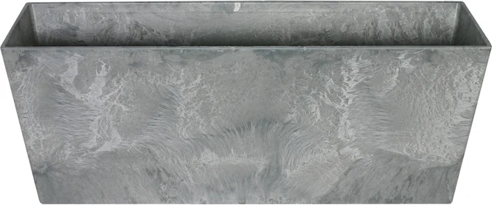 Artstone balkonbak Ella 37 x 17 cm grijs