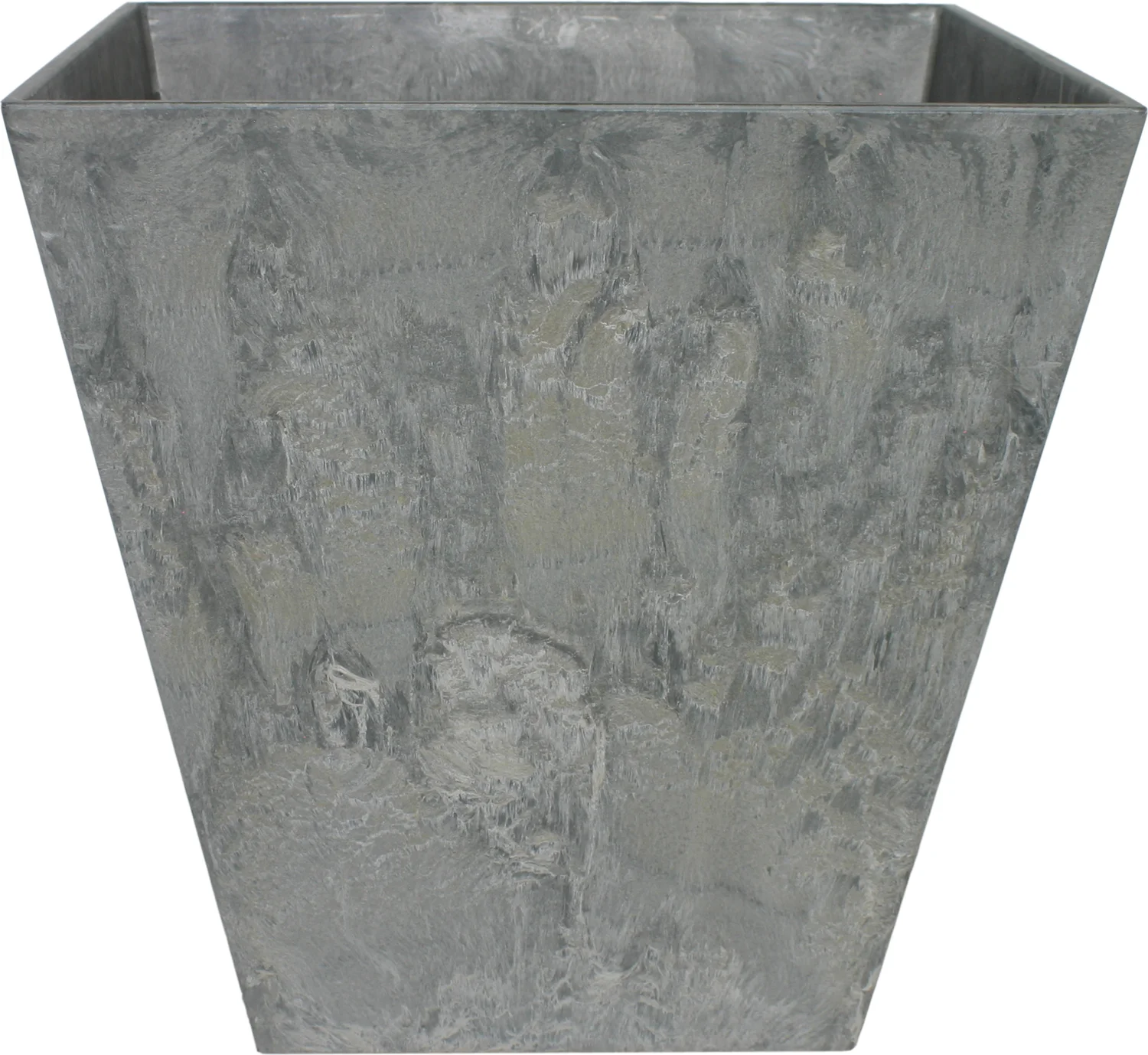 Artstone bloempot Ella 45 x 45 x 45 cm grijs