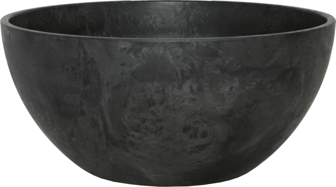 Artstone plantenschaal Fiona D31 H15 cm zwart