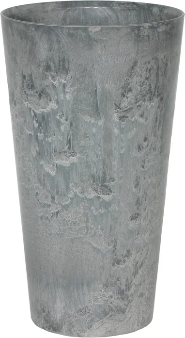 Artstone bloempot Claire D28 H49 cm grijs
