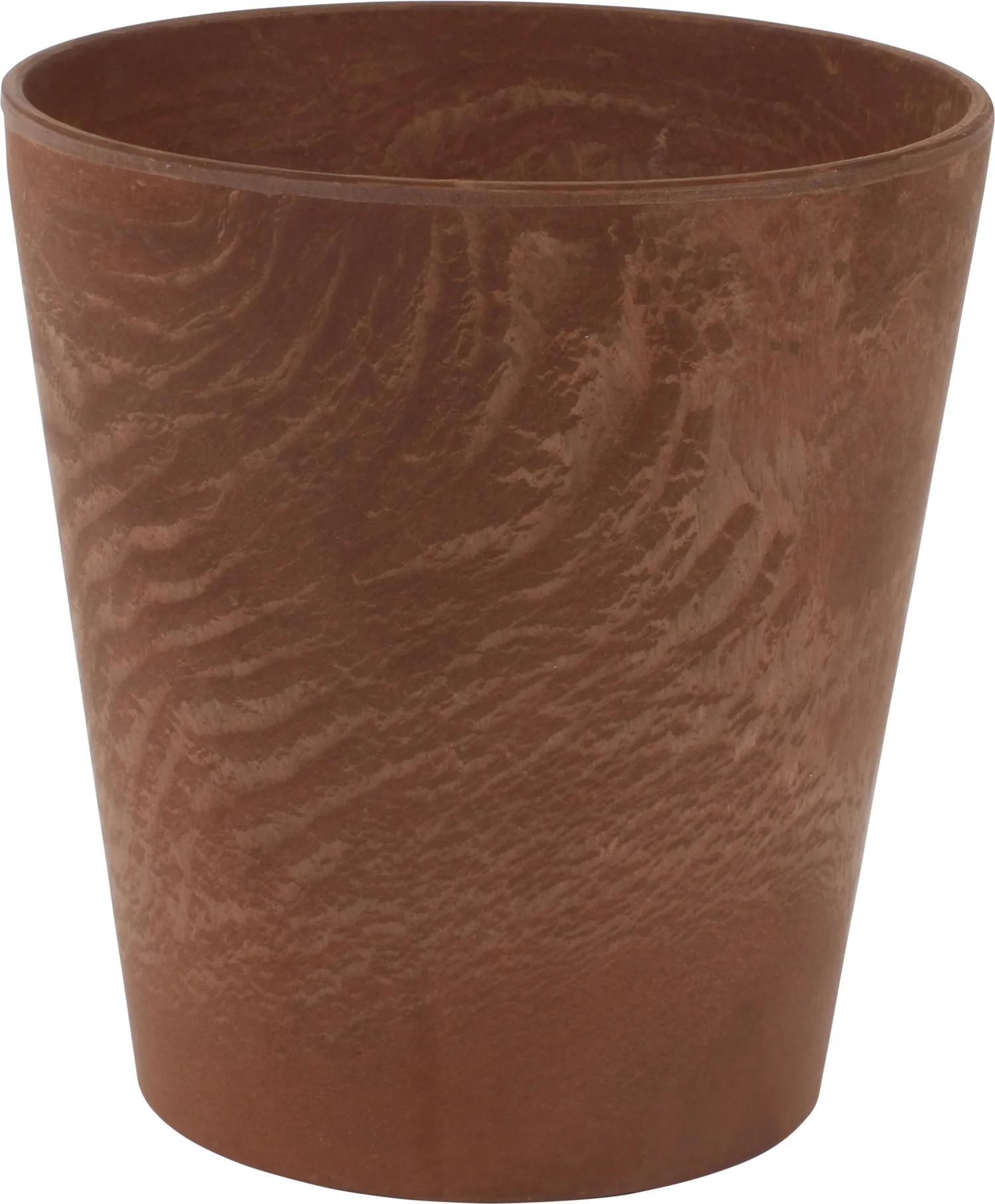 Artstone bloempot Claire D 17 H 15 cm bruin