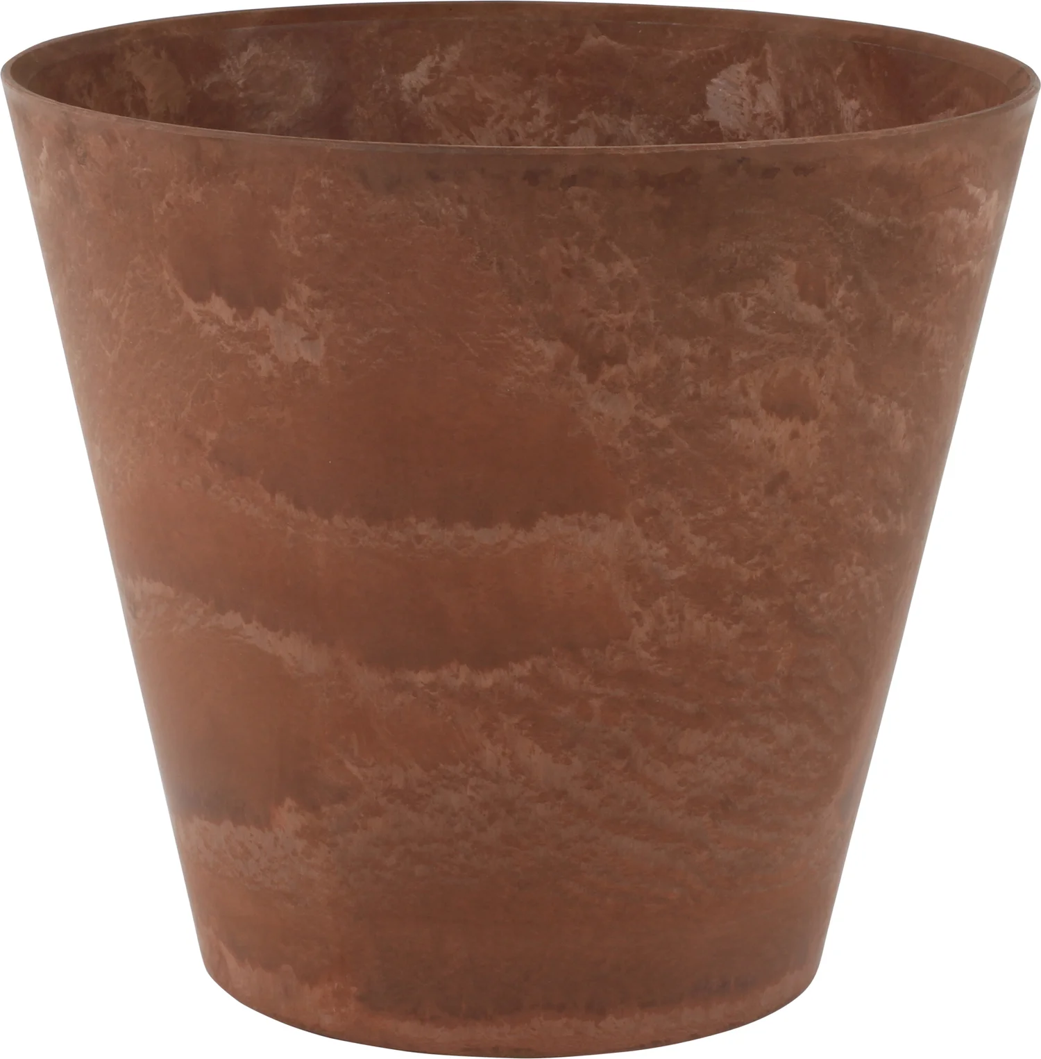 Artstone bloempot Claire D 27 H 24 cm bruin