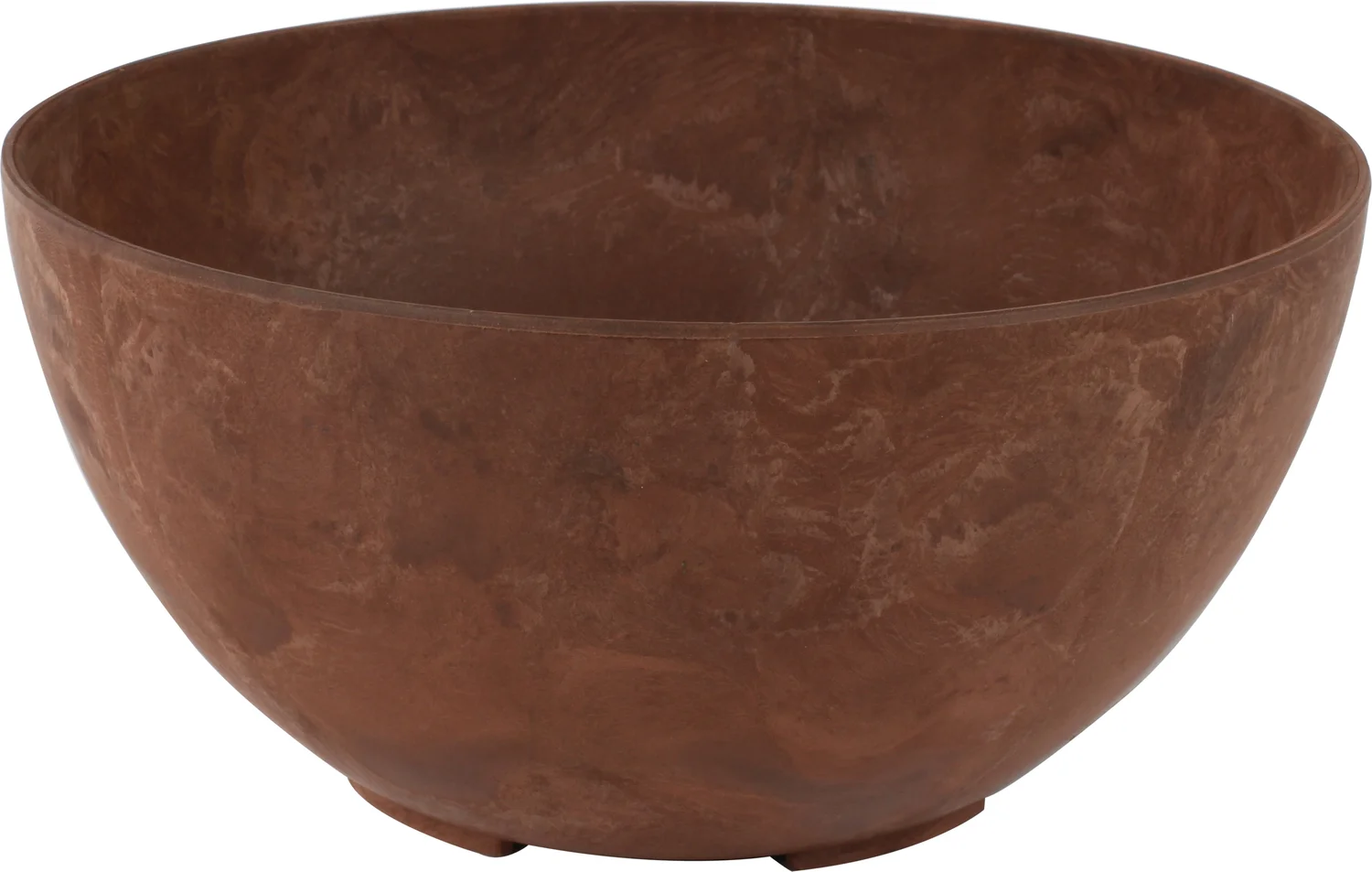Artstone plantenschaal Fiona D 25 H 12 cm bruin