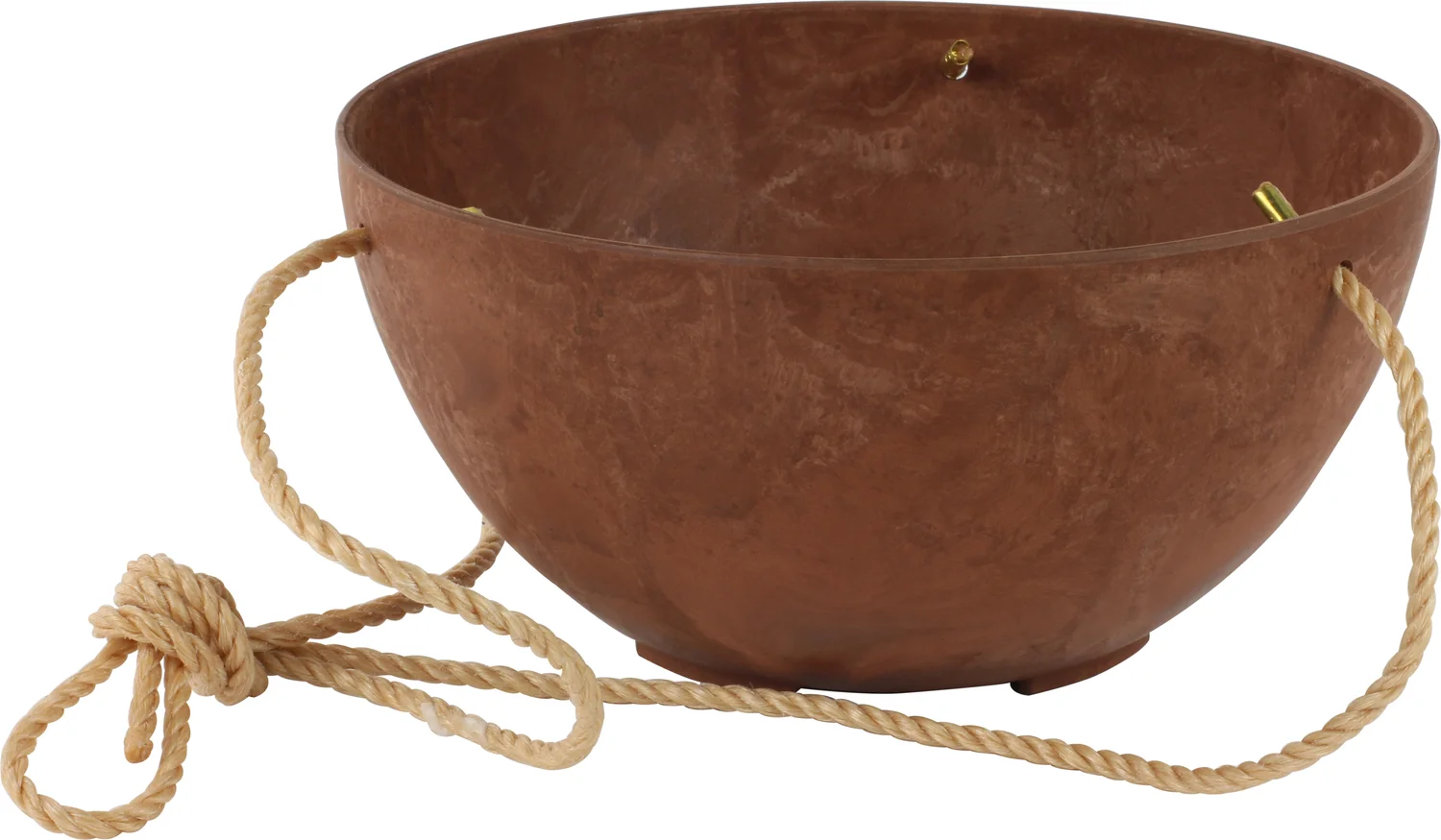 Artstone hangpot Fiona D 25 H 12 cm bruin