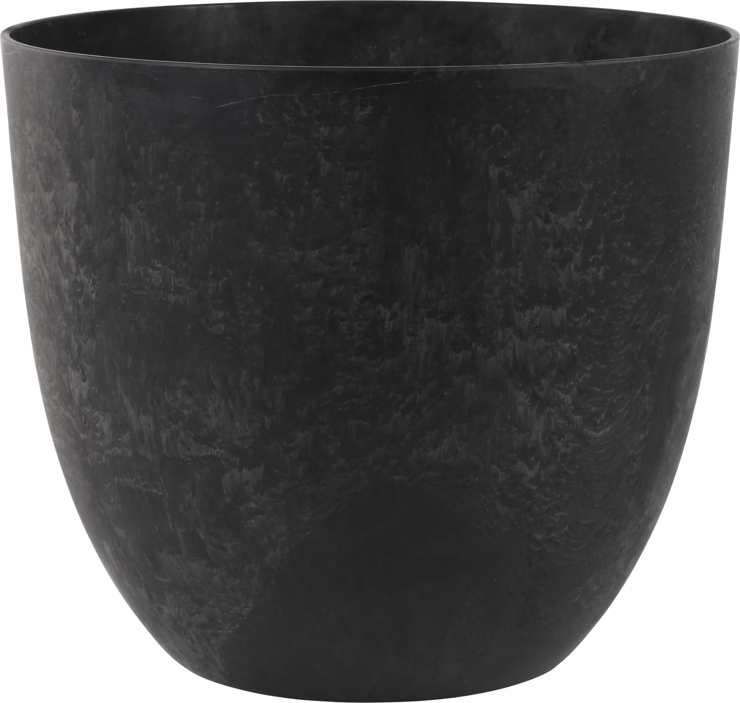 Artstone bloempot Bola D 45 H 38 cm zwart