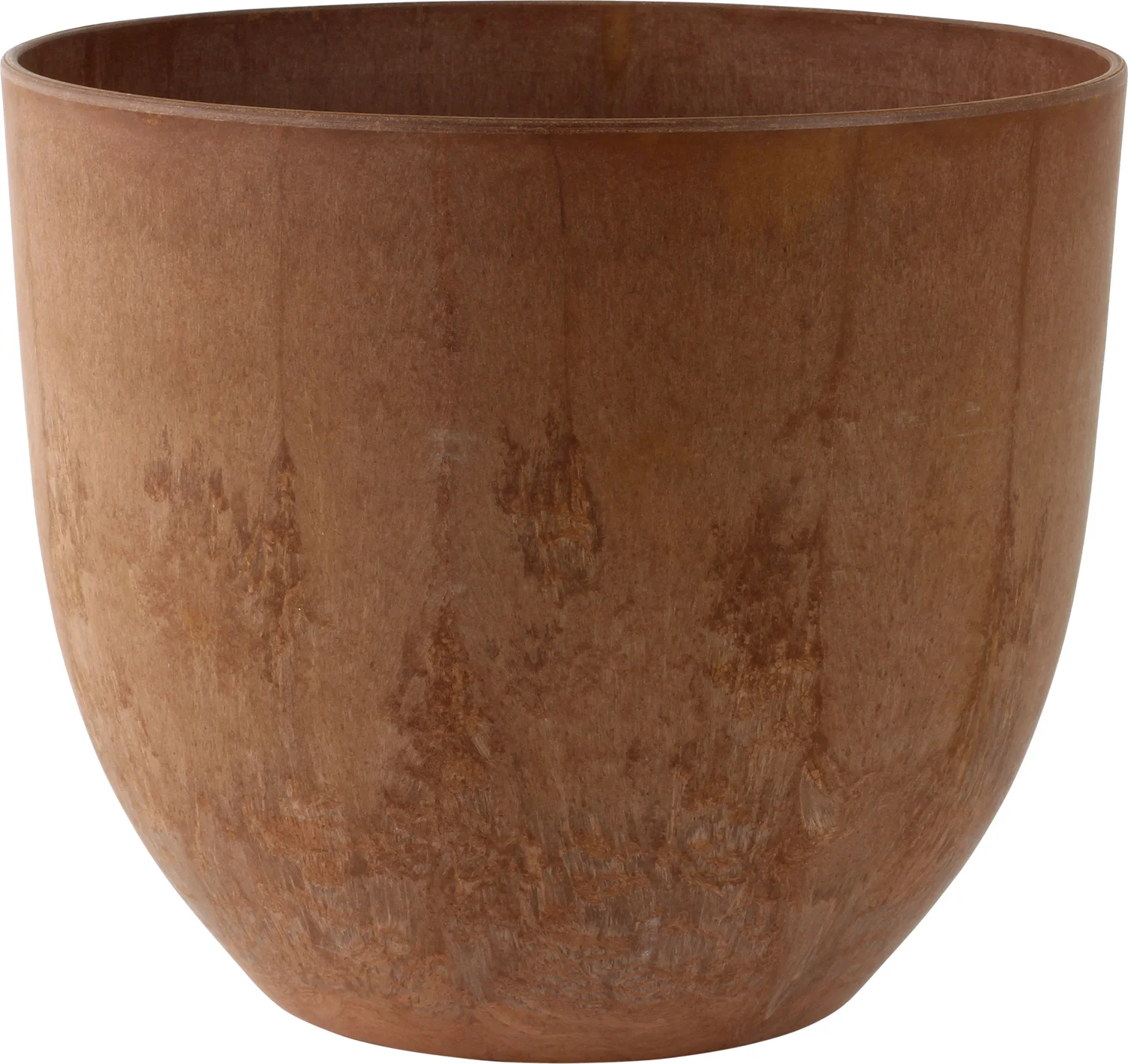 Artstone bloempot Bola D 28 H 24 cm bruin