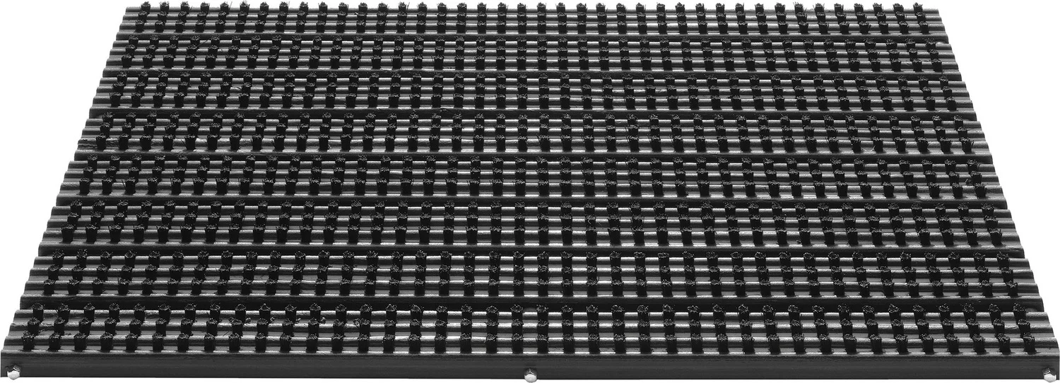 Borstelmat Fantastic 59 x 39 cm zwart