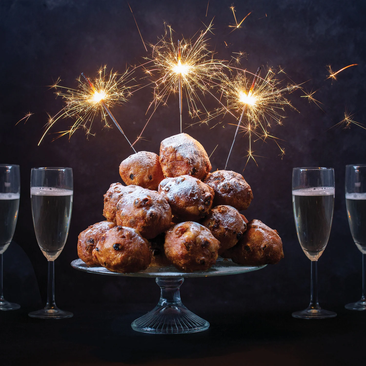 Ambiente servet oliebollen 33 x 33 cm 20 stuks