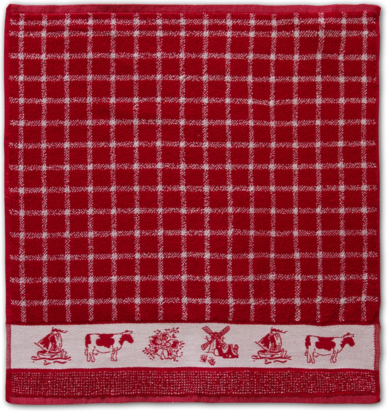 DDDDD keukendoek Dutchie rood 50 x 55 cm