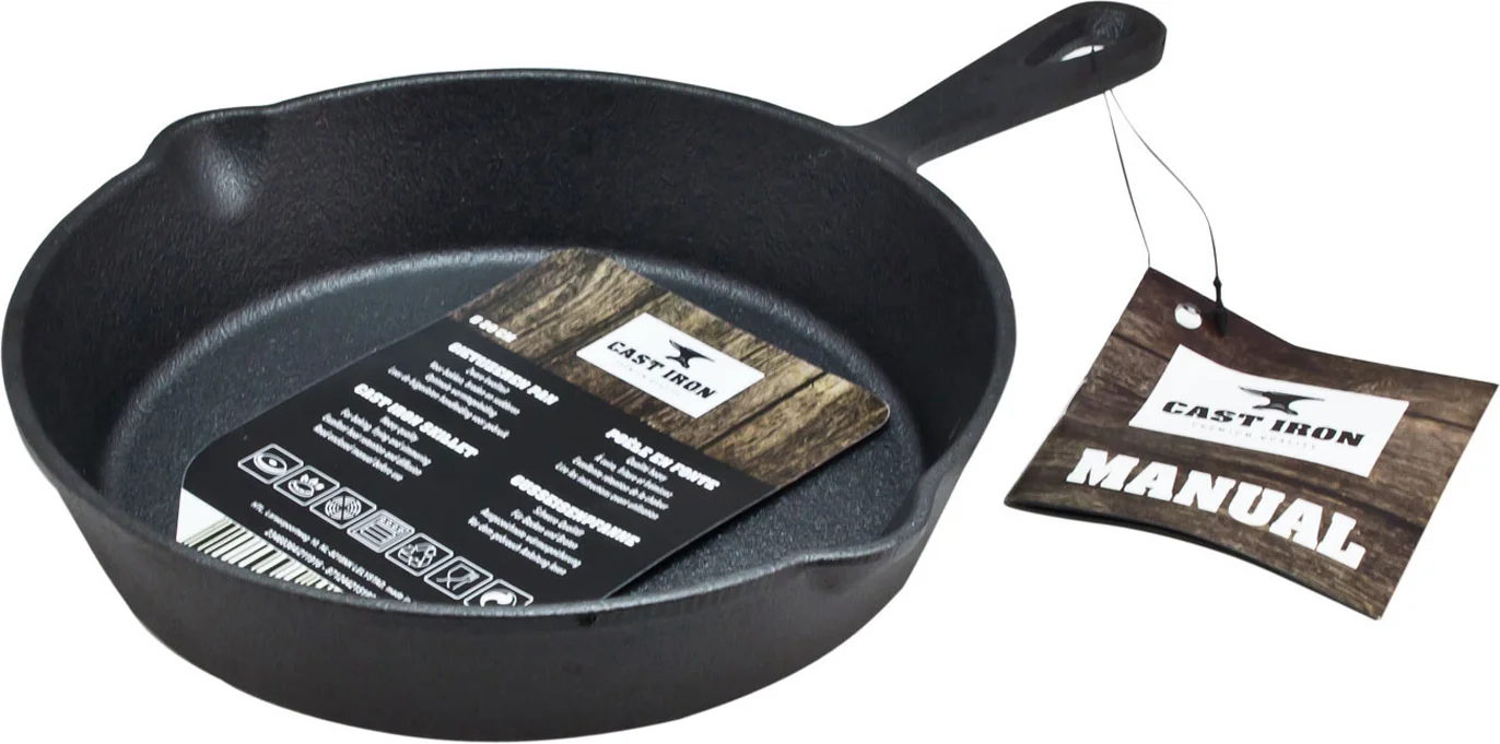 Cast Iron koekenpan zwart D 15 H 3 cm