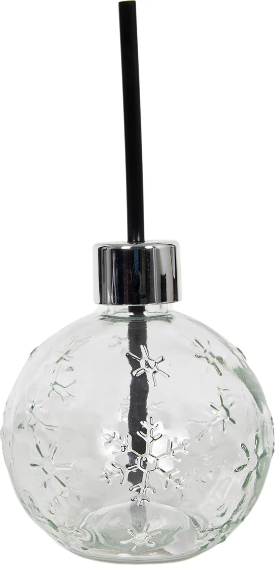 Beker met rietje kerstbal 400 ml
