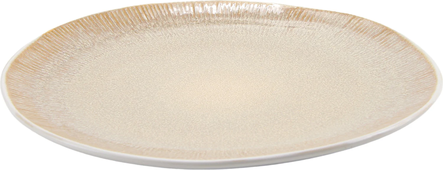 Dinerbord Tzia beige / wit D 26 H 1 cm