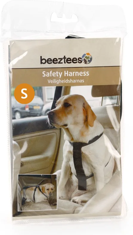 Beeztees hondentuig Safety Harness zwart S