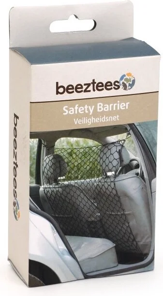 Beeztees veiligheidsnet auto zwart 86 x 64 cm