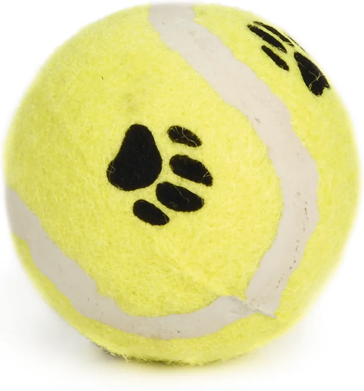 Beeztees bal met voetopdruk D 6,5 cm