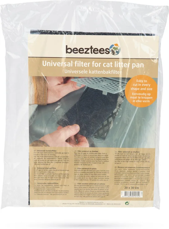 Beeztees kattenbakfilter universeel 20 x 30 cm