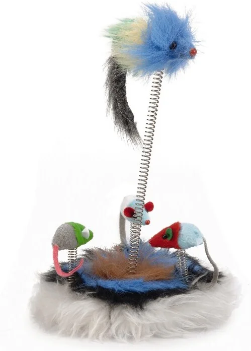 Beeztees kattenspeelgoed muizenfamilie multi