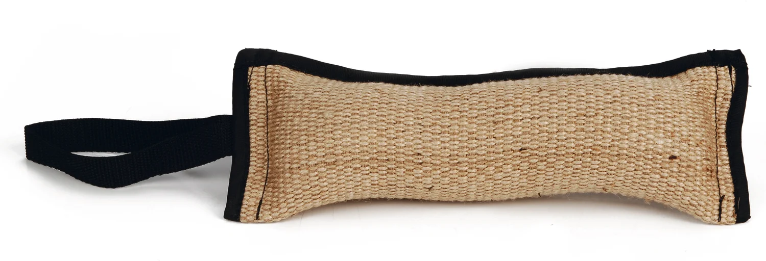 Beeztees speel dummy met handvat Jute 30 x 5 x 5 cm