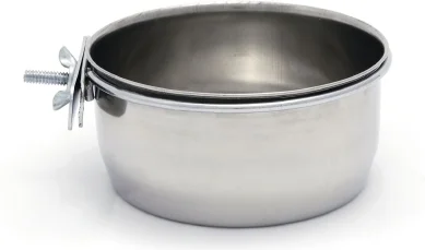 Beeztees coopcup Inox met schroef 0.6l-12