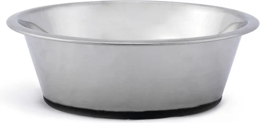 Beeztees hondenvoerbak zilver D 25 H 8,5 cm