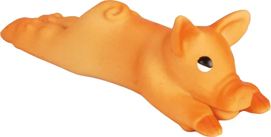 Beeztees piepspeelgoed varken 13 x 4,5 x 6 cm