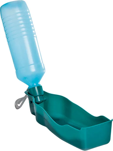 Beeztees draagbare drinkfles blauw 500 ml