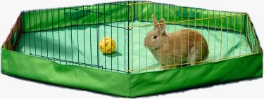 Beeztees bodemhoes voor draadren groen D 110 H 10 cm