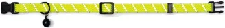 Beeztees kattenhalsband geel 22-33 cm x 10 mm