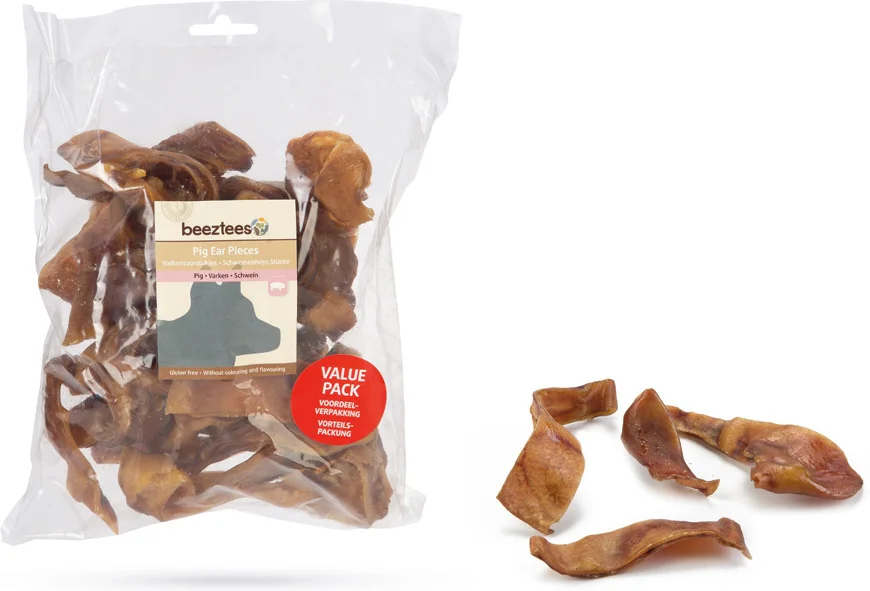 Beeztees varkensoor stukjes 500 g