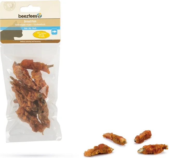 Beeztees gedroogde visjes met kip 70 g