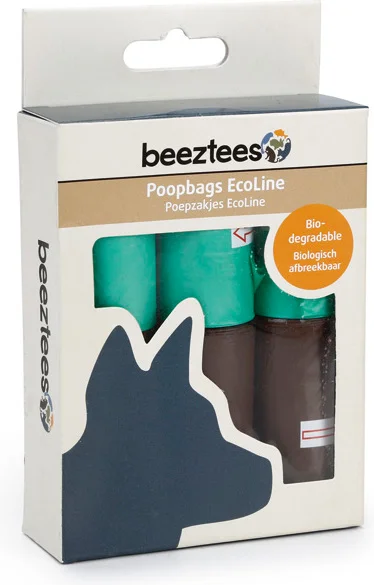 Beeztees poepzakjes Ecoline 6 x 10 stuks