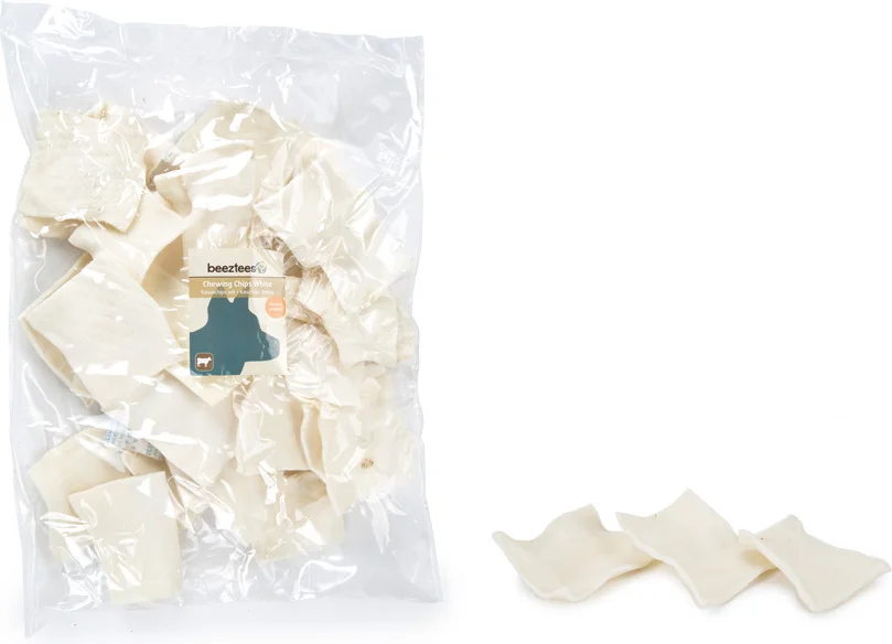 Beeztees kauwchips wit 500 g