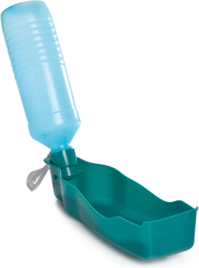 Beeztees draagbare drinkfles blauw 750 ml