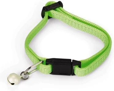 Beeztees kittenhalsband groen 16-23 cm