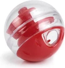 Beeztees snackbal verstelbaar Twirly 5.5 cm rood