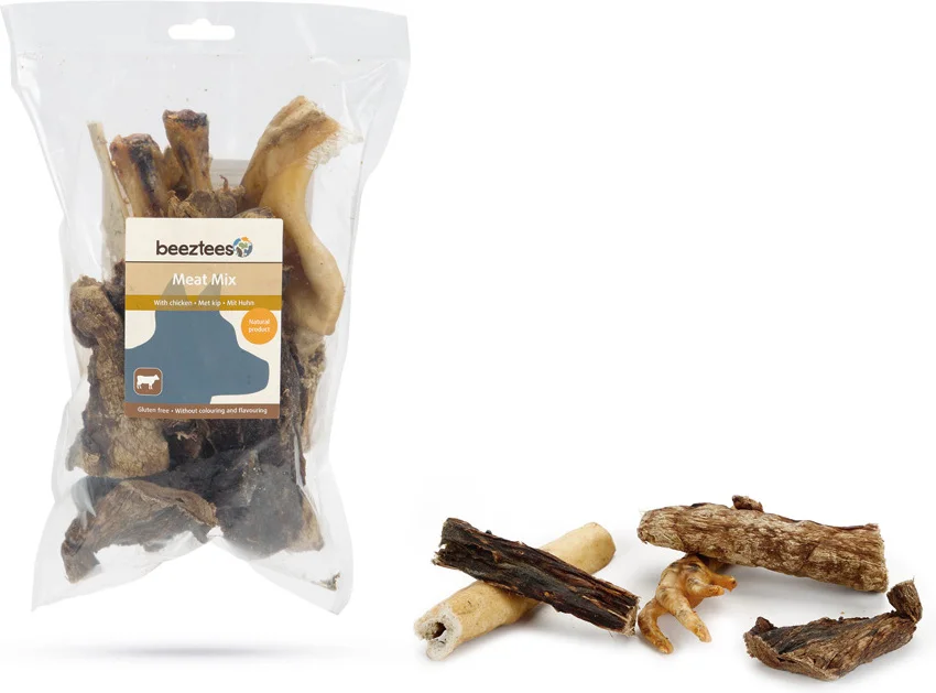 Beeztees gedroogde vleesmix 250 g