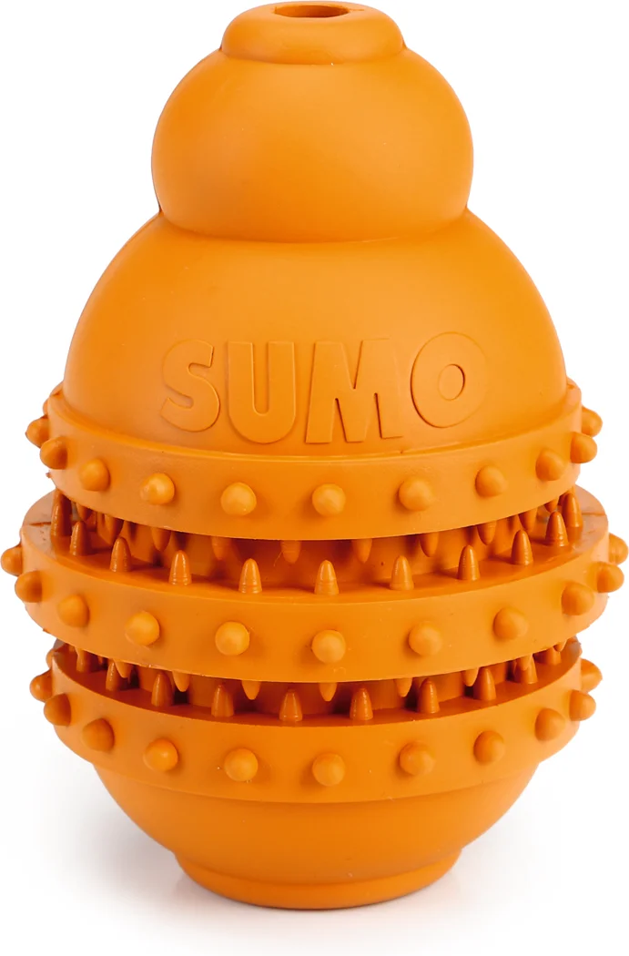 Beeztees kauwspeelgoed Sumo Play M oranje D 9 H 12 cm
