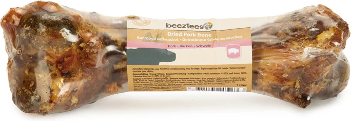 Beeztees gedroogd varkensbot 20 cm