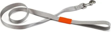 Beeztees nylon looplijn Uni 120cm x 20mm lichtgrijs