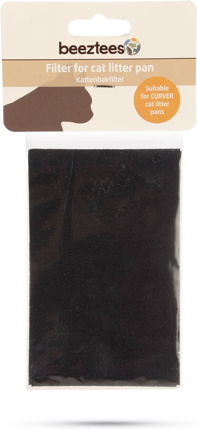 Beeztees kattenbakfilter voor Curver 8,2 x 13,2 cm 2 stuks
