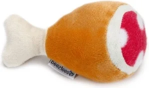 Beeztees pluche drumstick klein 12.5 cm