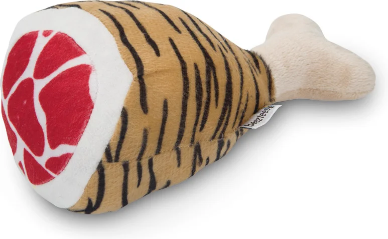 Beeztees hondenspeelgoed drumstick tijger 22 cm